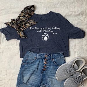 The Mountains Are Calling Graphic Tee